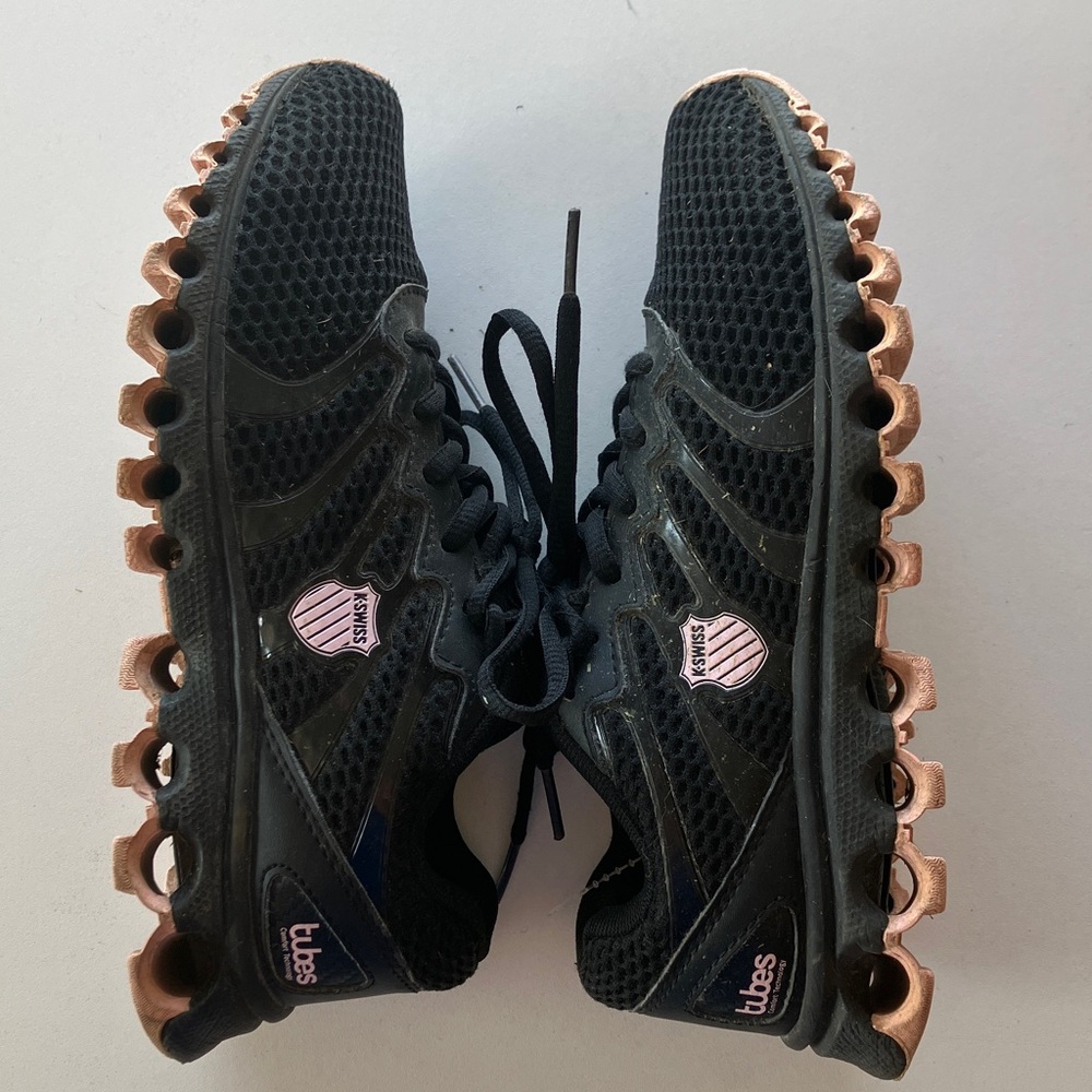 K-Swiss Tubes 200 Sneakers Black & Pink 2010 Original Release Women’s Size 6 - Picture 9 of 11